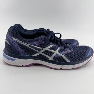 ASICS Gel-Excite 4 Womens Running Shoes Navy Purple Pink Size 9